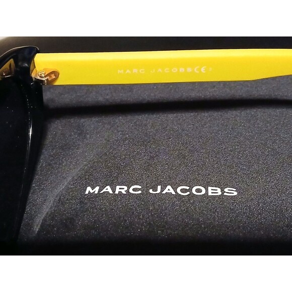 Marc Jacobs Sunglasses Yellow/Black with designer case & Cleaning Cloth main image 11